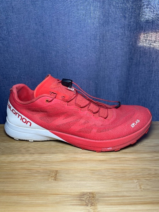 Salomon S/LAB Sense 7 Running Shoes Men\'s 10 Red Breathable Mesh Summer main image 6